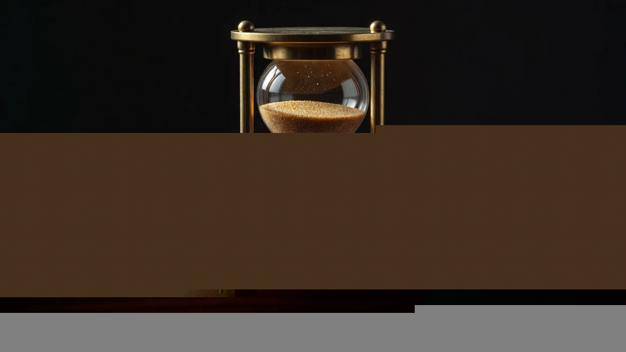 A leather wallet with plain banknotes beside a small model plane on dark wood